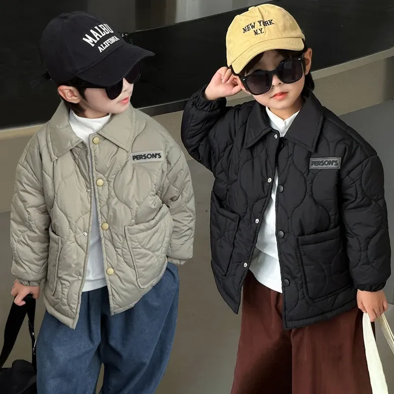 Kids Winter Velvet Cotton Coat 1