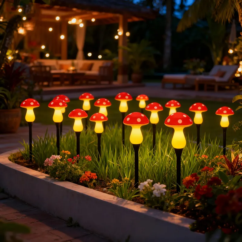 Solar Mushroom Fairy Lights 5