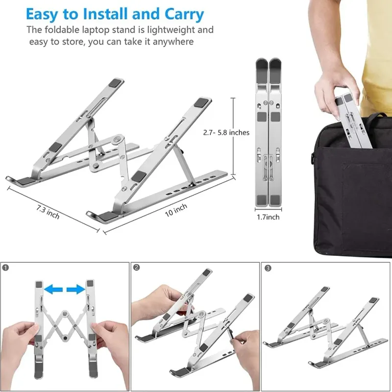 Adjustable Aluminum Laptop Stand 5