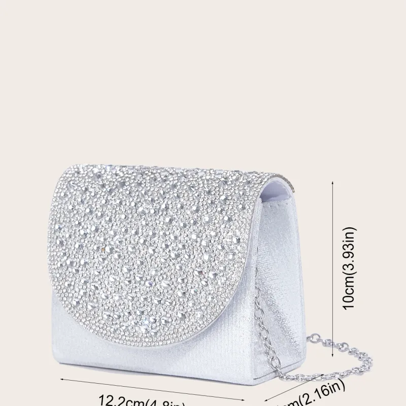 Shiny Diamond Mini Cross-Body Bag 6