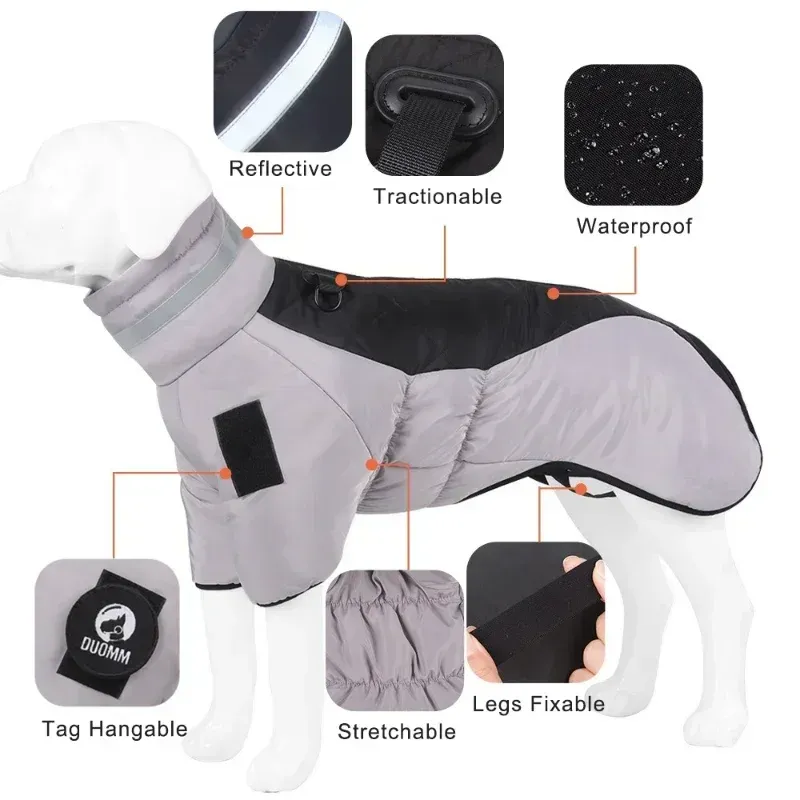 Winter Reflective Dog Jacket 3