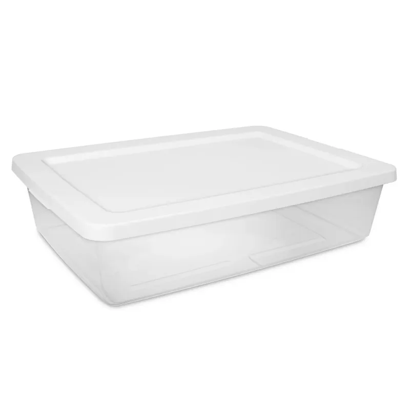 28-Quart Clear Storage Bins (2-Pack) 3