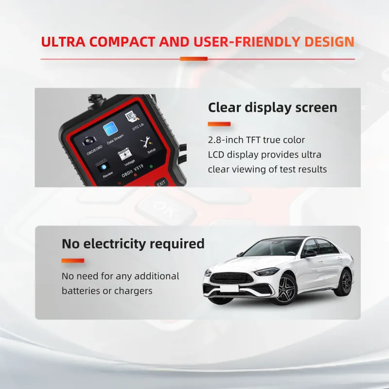 V519 OBD2 Car Diagnostic Scanner 5
