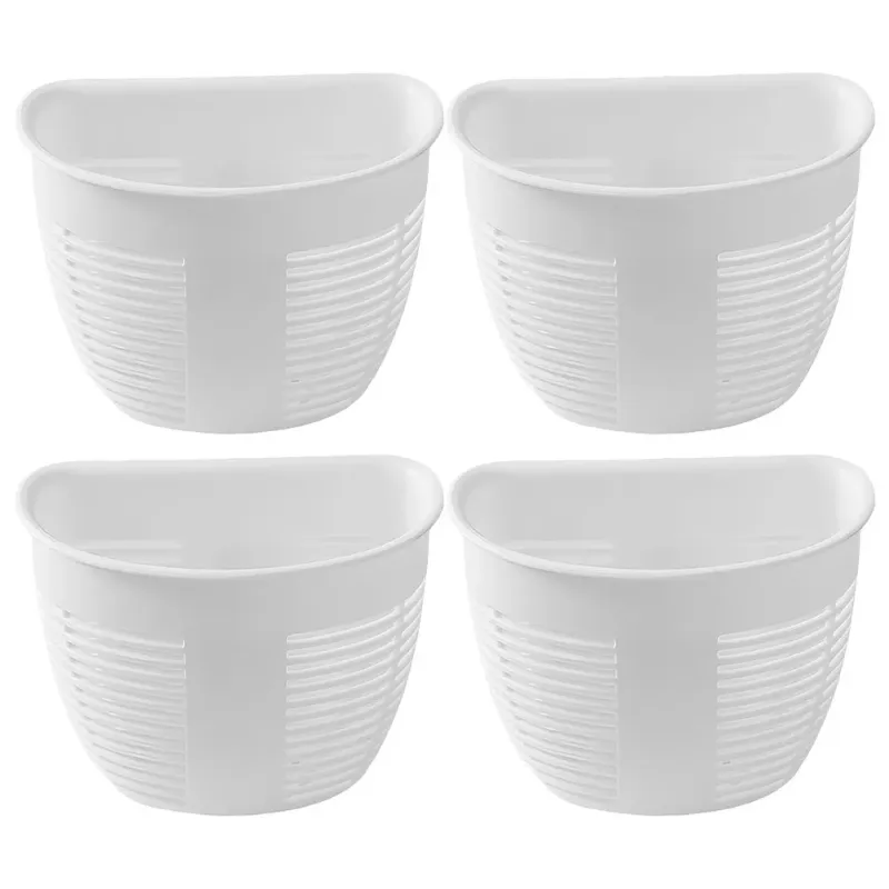 4Pcs Wall Mounted Storage Basket Set 1