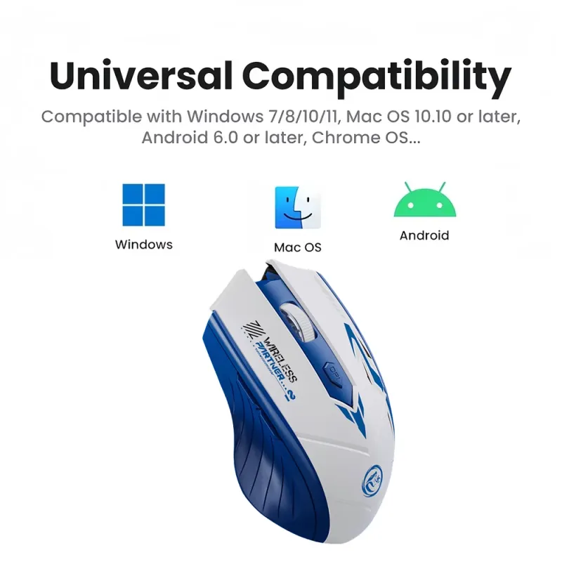 Bluetooth 5.4 Silent Rechargeable Wireless Mouse 6