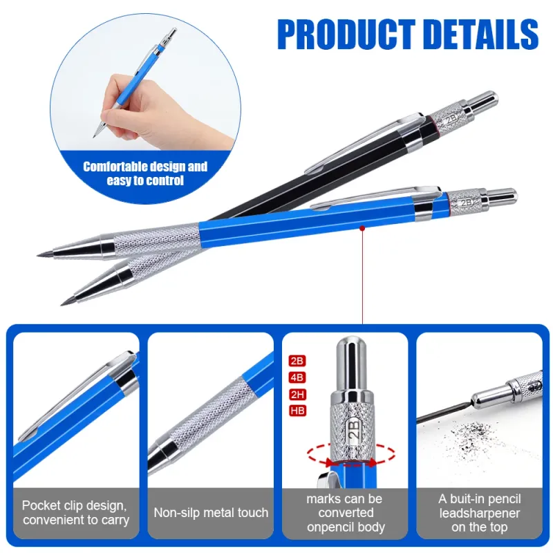 2.0mm Metal Mechanical Pencil 3