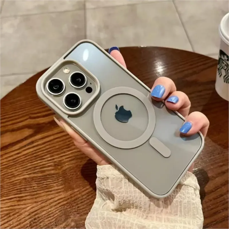Luxury Magnetic Clear Magsafe Case 5
