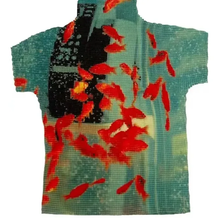 Tie Dye Bodycon Crop Tops 1