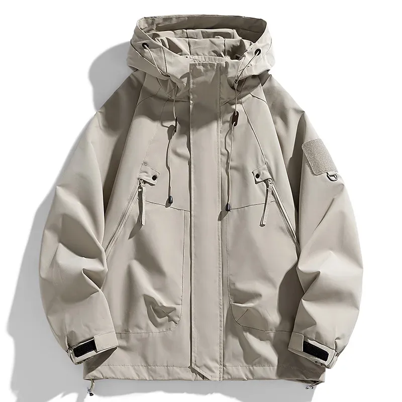 Men's Hooded Windbreaker Jacket 1