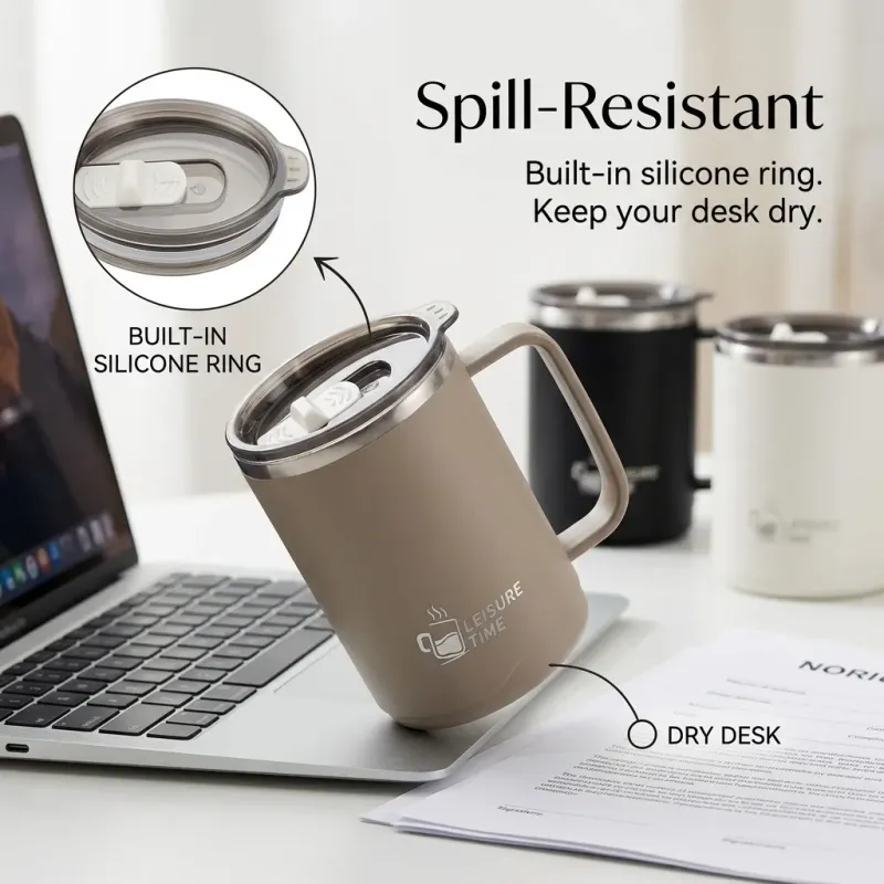 Thermal Coffee Mug with Handle 4