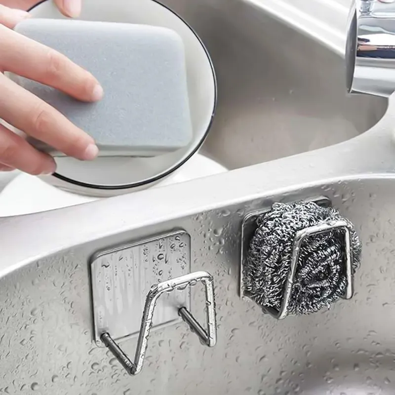 Stainless Steel Sponge Holder Set 2