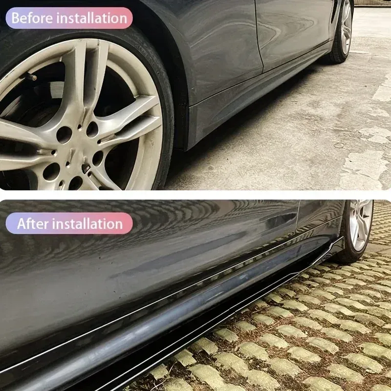 BMW 3 Series E90 E91 Side Skirt Lip Kit 2