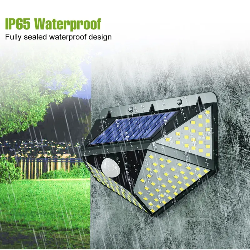 Solar Motion Sensor Wall Lights 5