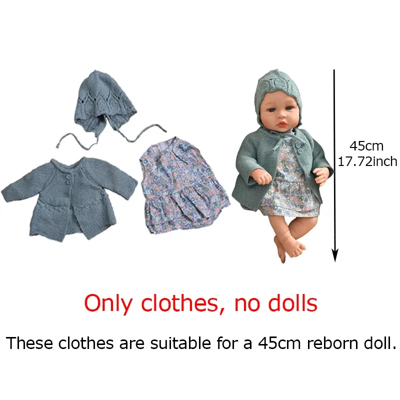 17-inch Reborn Doll Clothes Set 5