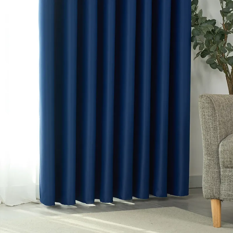 Blue Thermal Blackout Curtains 5