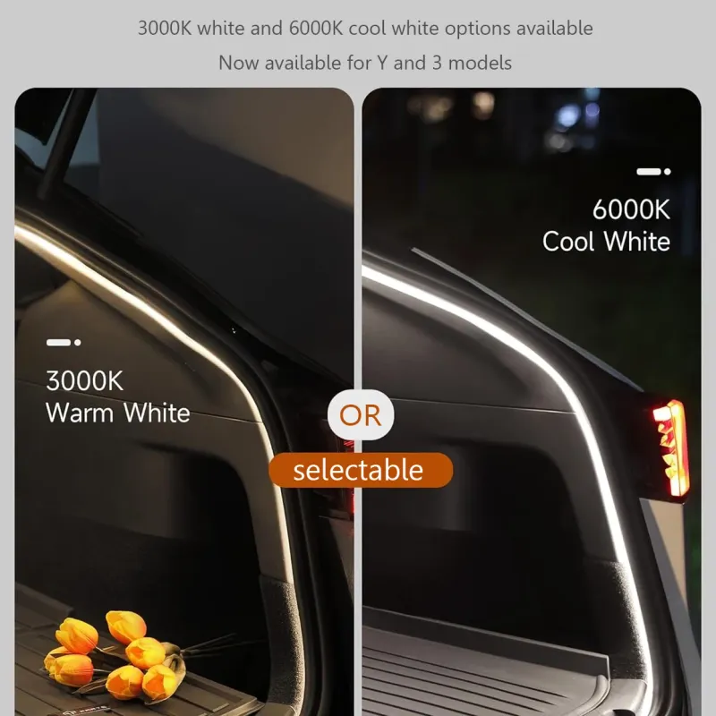 Tesla Model 3/Y Trunk LED Light Strip 4