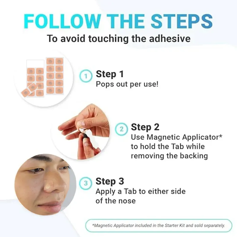 Magnetic Anti-Snore Nose Strips Kit 4