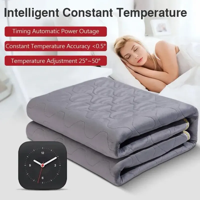 12V Plush Heated Travel Blanket for Car & RV 2