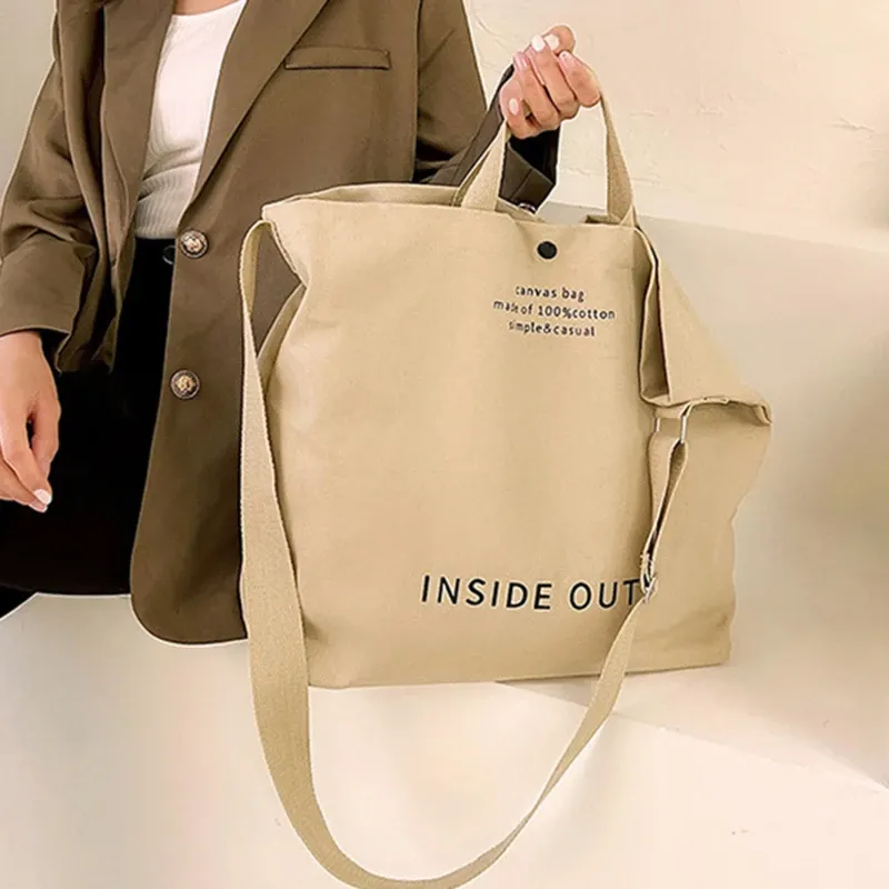 Canvas Shoulder Bag with Wallet 3
