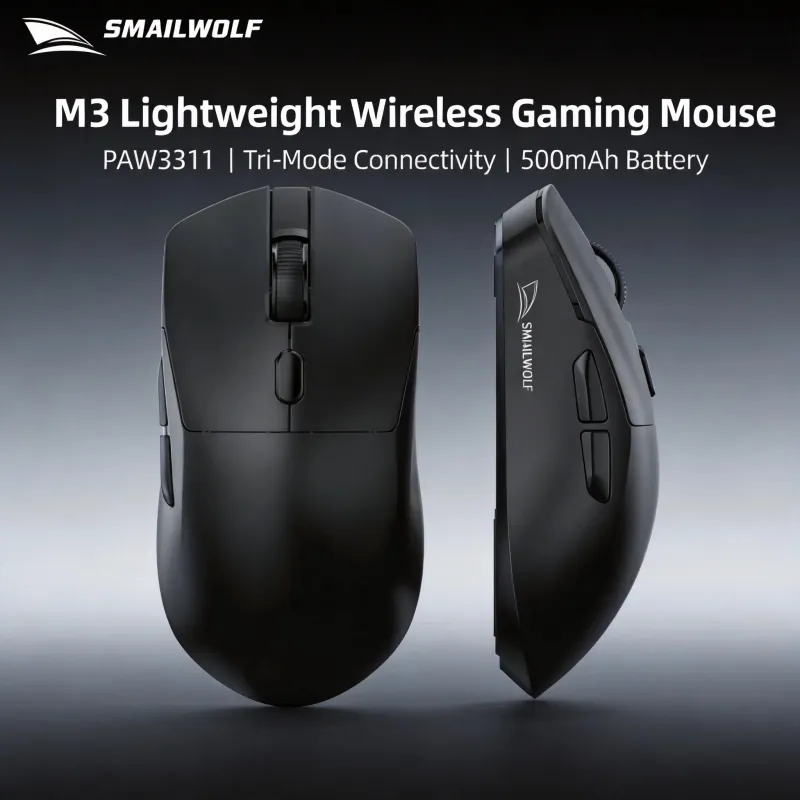 SMAILWOLF M3 Wireless Gaming Mouse 12000 DPI 2