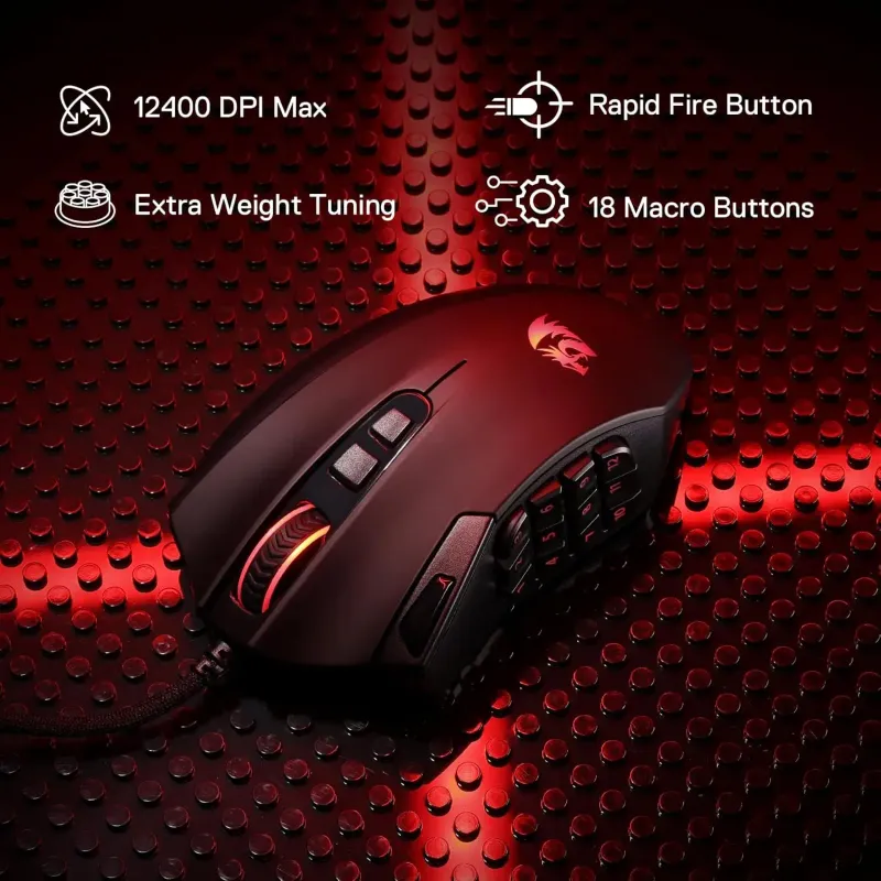Redragon M921 MMO RGB Gaming Mouse 4
