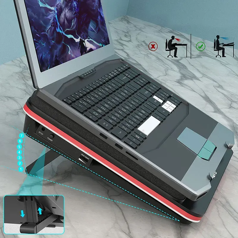 IETS GT500 Laptop Cooling Stand 5000RPM 4