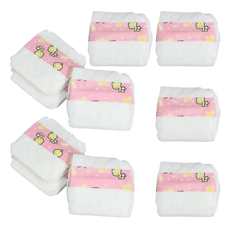 10 Pcs Reborn Doll Diapers Set 6