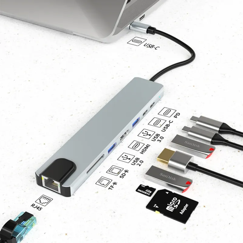 USB C Hub Docking Station with 4K HDMI 1