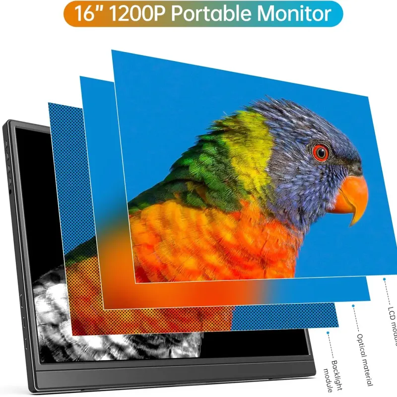UPERFECT 16" 120Hz Portable Monitor 4