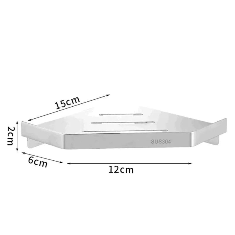Stainless Steel Corner Shelf 6