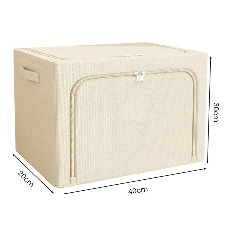 Zippered Foldable Clothes Storage Box 2