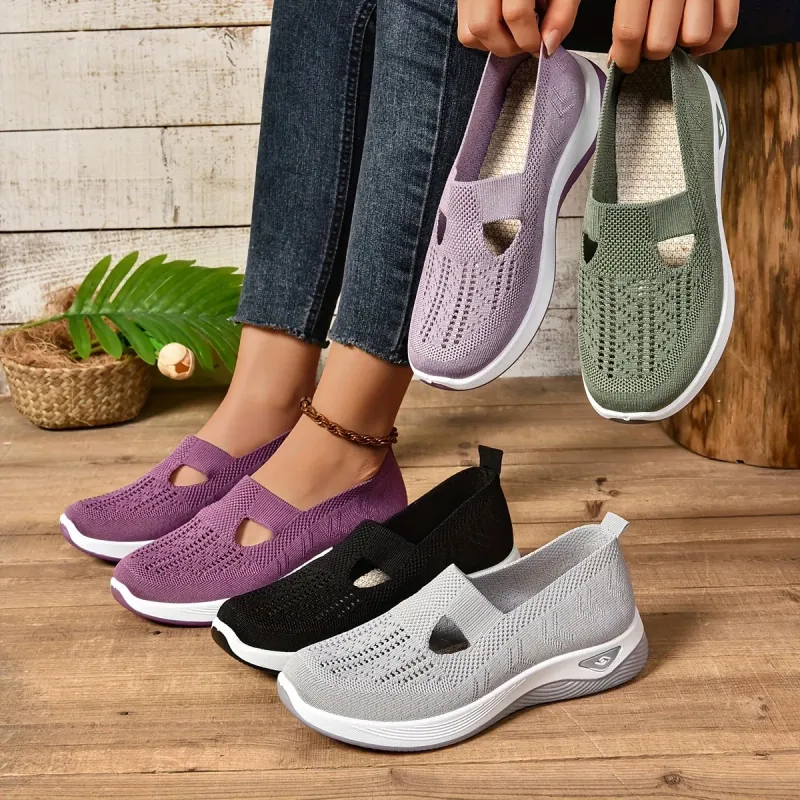 Women's Lightweight Knitted Walking Shoes 2