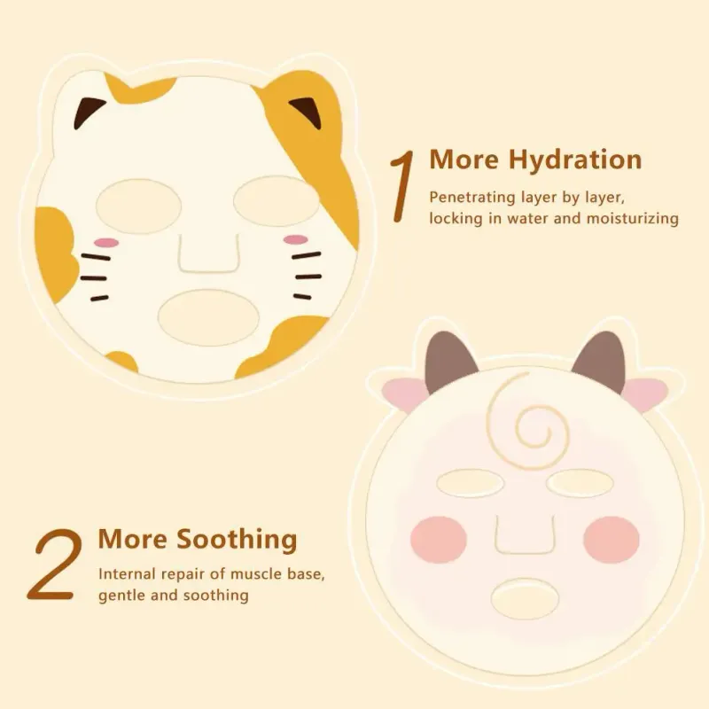 Animal Face Spa Masks for Kids 6