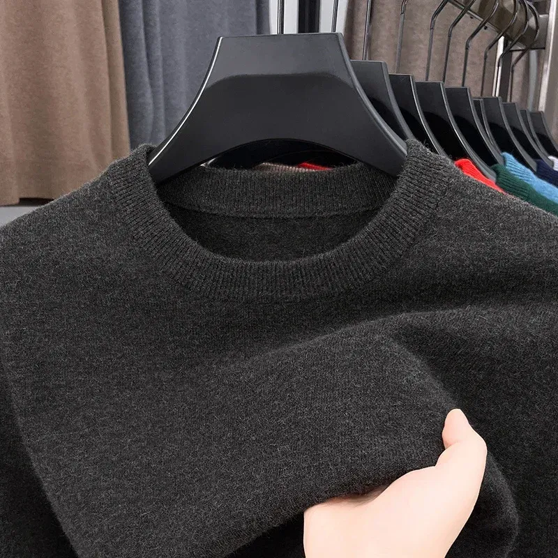 Men's Diamond Pattern Knit Sweater 5