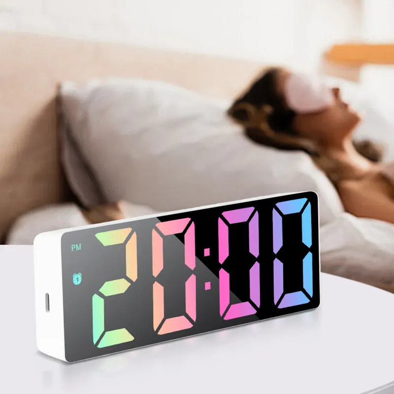 LED Digital Alarm Clock with Date & Temperature 2