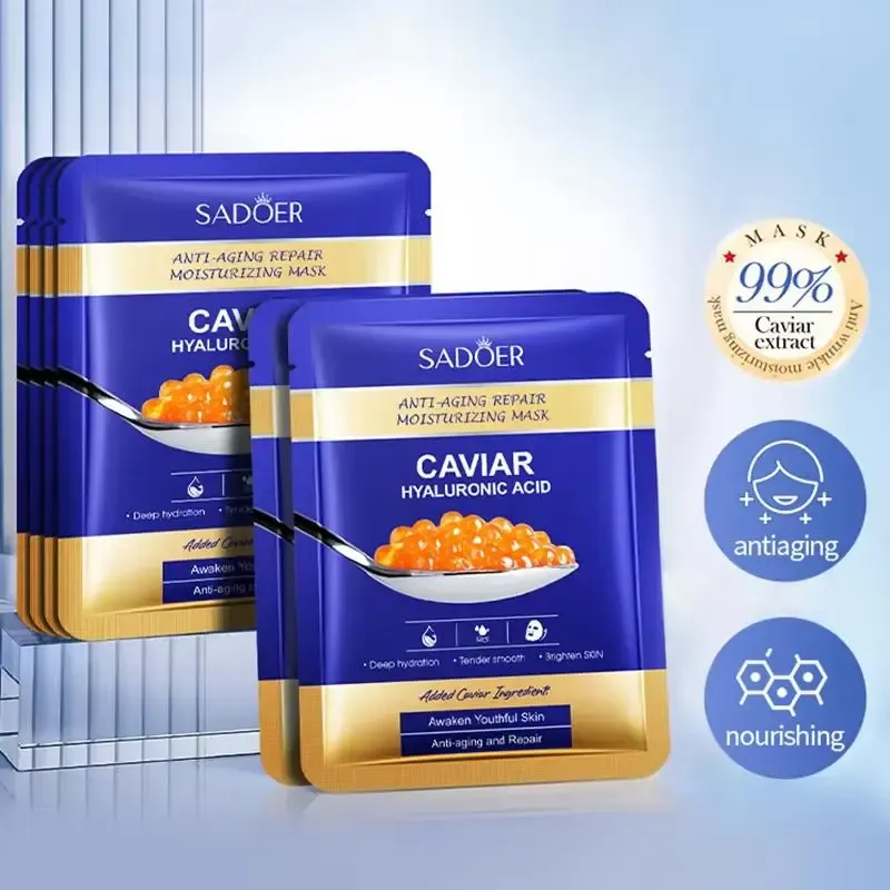 SADOER Caviar Hyaluronic Acid Face Masks (10pcs) 4