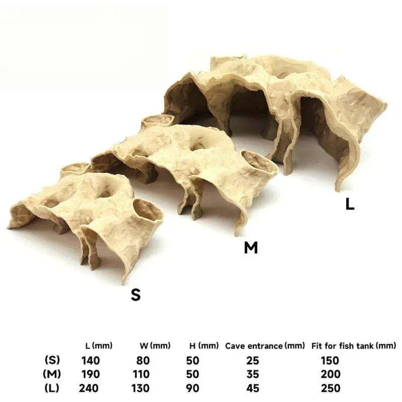 3D Printed Natural Curve Cave 6