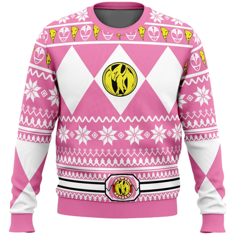 Power Rangers Ugly Christmas Hoodie 3