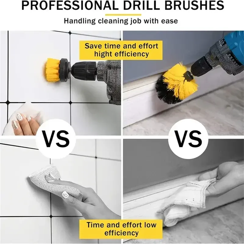 Drill Brush Power Scrubber Set 3-Piece 5