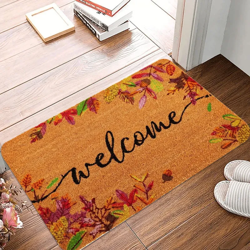 Autumn Fall Welcome Door Mat 2
