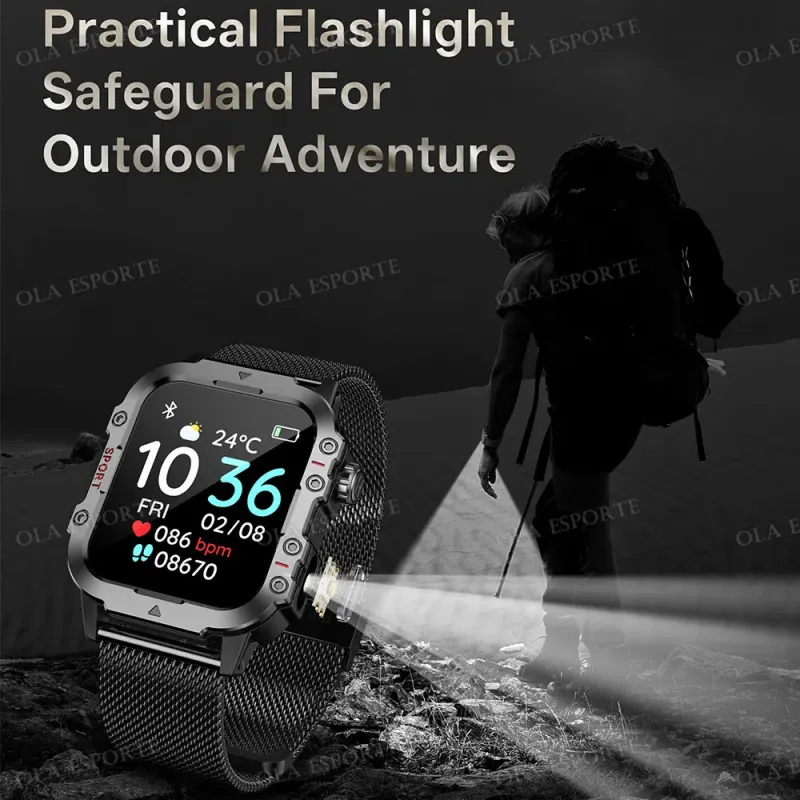 2025 Military SmartWatch - GPS & Heart Rate 5