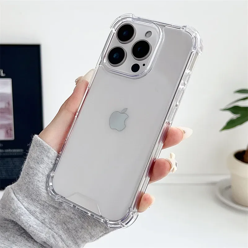Transparent Shockproof Armor iPhone Case 3