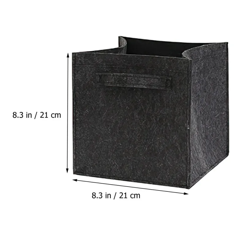 Foldable Felt Laundry Basket 2
