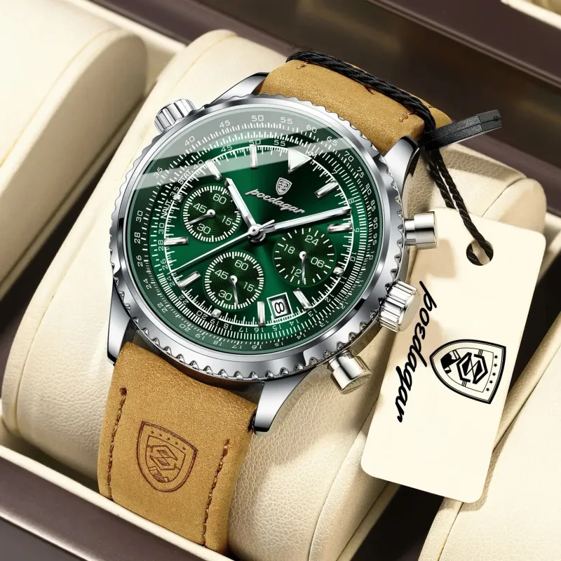 POEDAGAR Men's Chronograph Watch 1