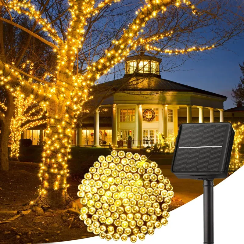 300LED Solar Christmas Lights Outdoor 5