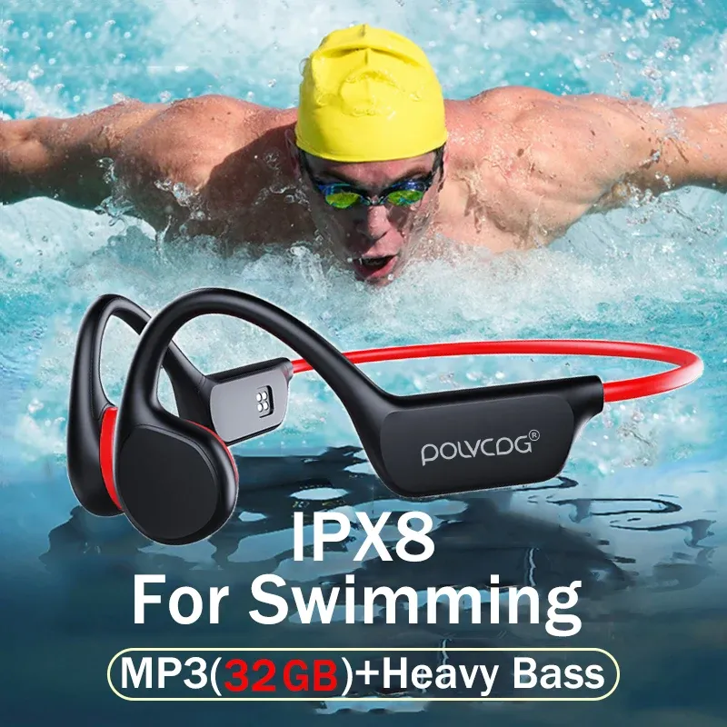 POLVCDG Bone Conduction Swimming Headset 1