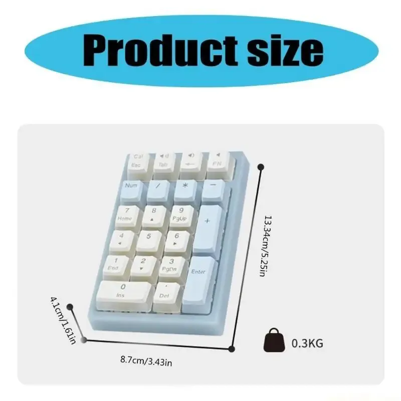 21-Key Mechanical Numpad - Hot Swappable 6