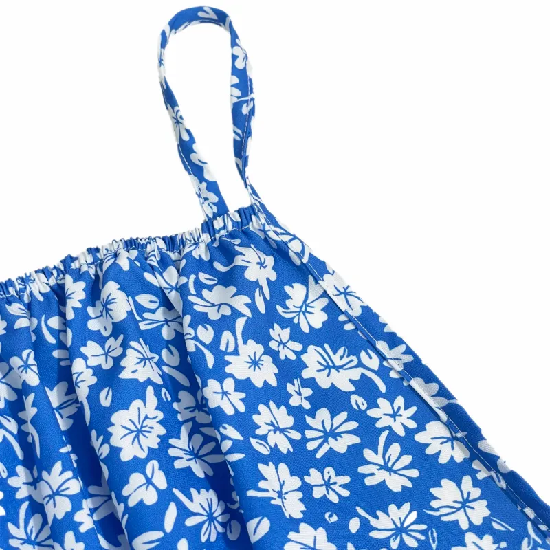 Floral Backless Cami Beach Dress 6