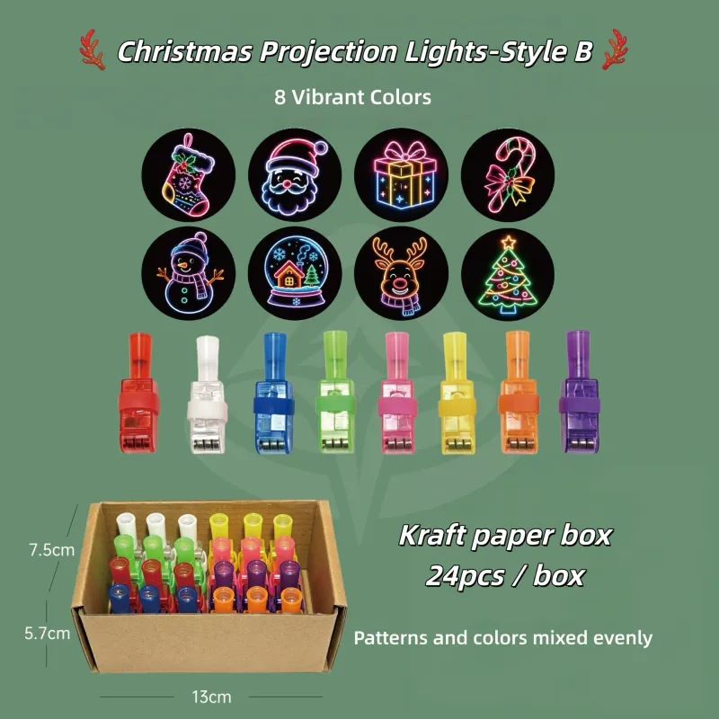 LED Christmas Finger Projection Lights 4