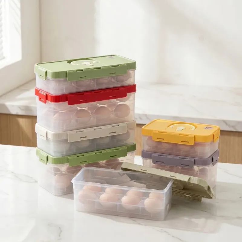 Stackable Egg Storage Box with Lid 2